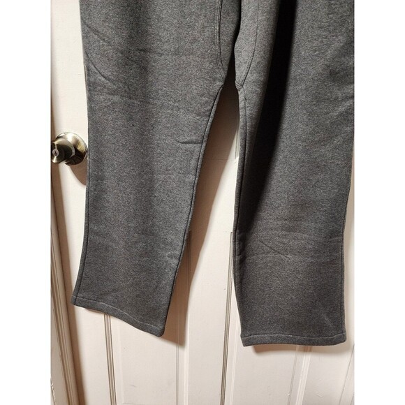 Nike Men's XL Dark Grey Heather Club Fleece Open-Hem Sweatpants Cargo Pocket - Picture 5 of 8